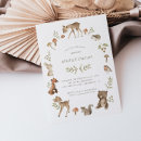 Search for woodland creatures invitations Gender neutral