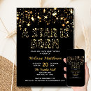 Search for black baby shower invitations stars