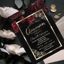 Search for gothic quinceanera invitations Floral