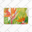 Search for tropical bath mats Bird of paradise