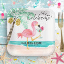 Search for flamingo plates Watercolor