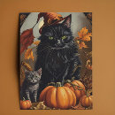 Search for gothic halloween cards Black cat
