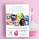Search for little monster invitations Colorful