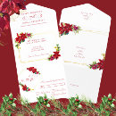 Search for festive christmas wedding invitations Red