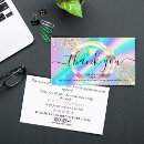 Search for holographic thank you cards Modern