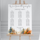 Search for autumn wedding seating charts Watercolor