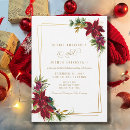 Search for christmas wedding invitations Gold