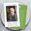 Search for in loving memory business cards Funeral