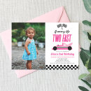 Search for pink race car invitations For kids