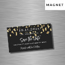 Search for birthday save the date magnets Black
