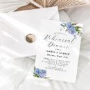 Search for blue rehearsal dinner invitations Summer