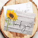 Search for bridal shower postcards Sunflower