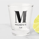 Search for bride and groom shot glasses Typography