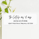 Search for invitations return address labels black and white