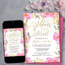 Search for long distance bridal shower invitations Flowers