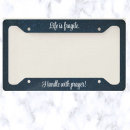 Search for spiritual license plate frames Faith