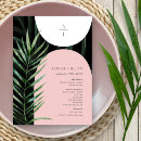 Search for monogram wedding menus Watercolor