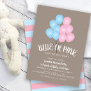 Search for simple gender reveal invitations Baby