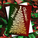 Search for merriest christmas cards Gold foil