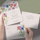 Search for country wedding invitations watercolor floral