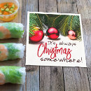Search for funny christmas napkins Red and green