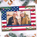 Search for red white blue christmas cards Patriotic