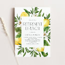 Search for retirement brunch invitations Watercolor