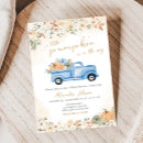Search for truck baby shower invitations Pumpkin