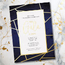 Search for corporate dinner invitations Gold foil