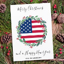 Search for patriotic christmas cards Usa