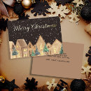 Search for houses christmas cards winter