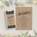 Search for twins baby shower invitations multiples