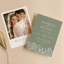 Search for bridal bouquets wedding invitations Modern elegant