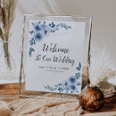 Search for dusty blue wedding signs Watercolor floral