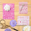 Search for pink wrapping paper Sweet 16