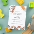 Search for funny baby shower invitations Boho