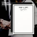 Search for couples monogram note cards Chic