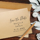 Search for save the date stamps elegant