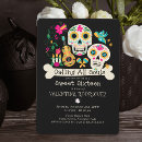 Search for halloween sweet 16 invitations Dia de los muertos