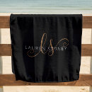 Search for black and gold beach towels Typography