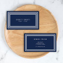 Search for blue border business cards Consultant