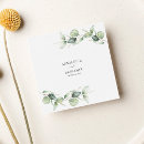 Search for eucalyptus wedding napkins Succulent