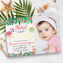 Search for 2nd flamingo birthday invitations Aloha