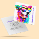 Search for rainbow business cards Pet sitter