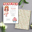 Search for girls 3rd birthday invitations Little girl