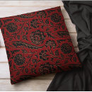 Search for black and burgundy pillows Floral