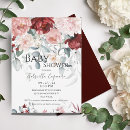 Search for burgundy invitations Elegant