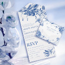 Search for cobalt blue wedding invitations Vintage