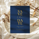 Search for navy gold save the dates Elegant