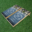 Search for bride and groom cornhole sets String lights